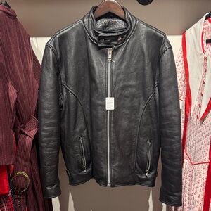 Men's Jamin Leather Black Leather Motorcycle Jacket